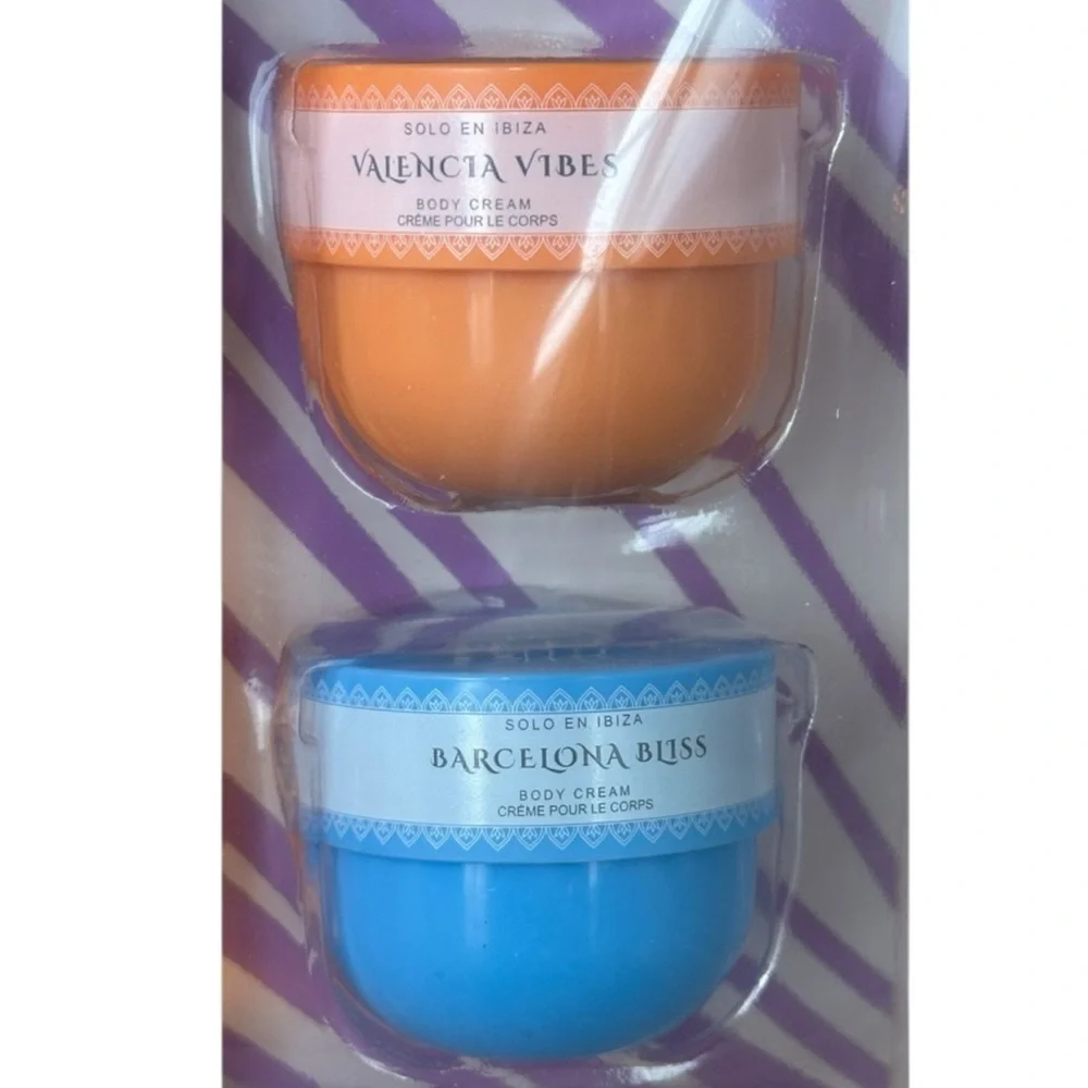 Solo en Ibiza Fragrance Body Mist & Body Cream 4-piece gift set NIB